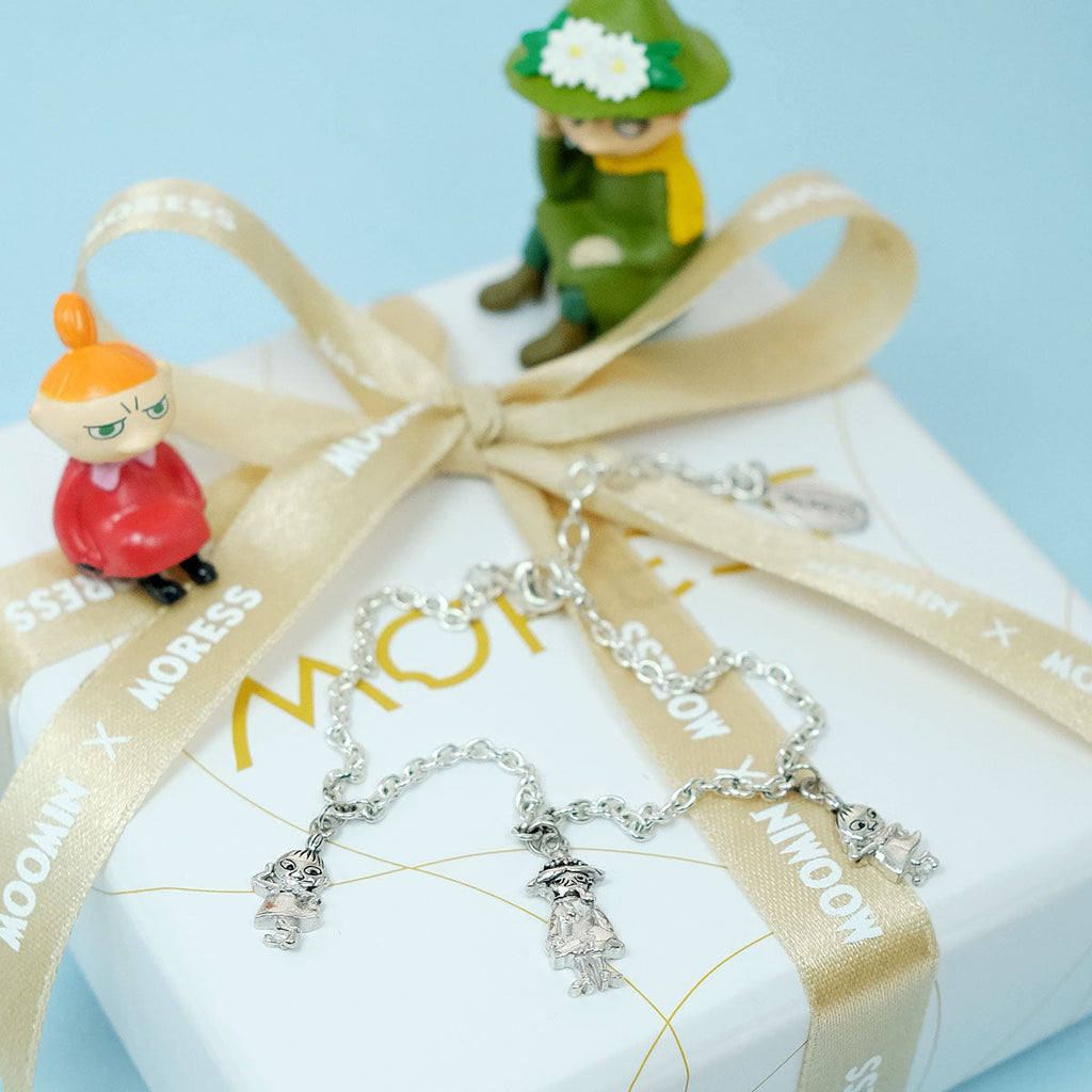 Snufkin and Little My Gold Chain Bracelet - Moress Charms - The