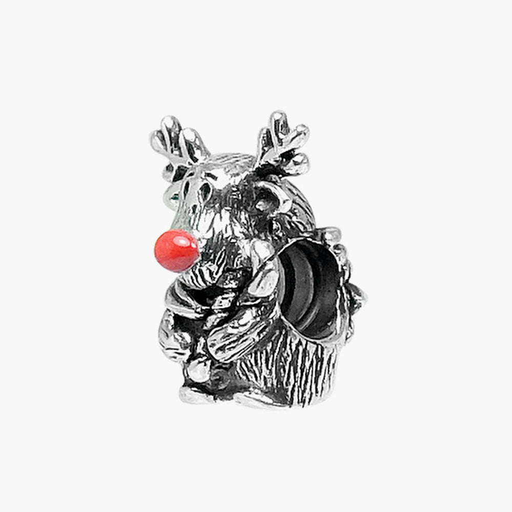 Rudolph Candy Cane Bead