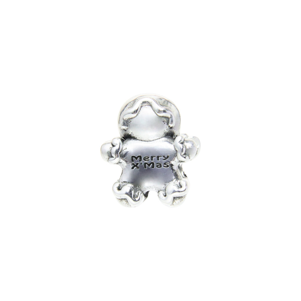 Gingerbread Man Bead Engrave-able Message