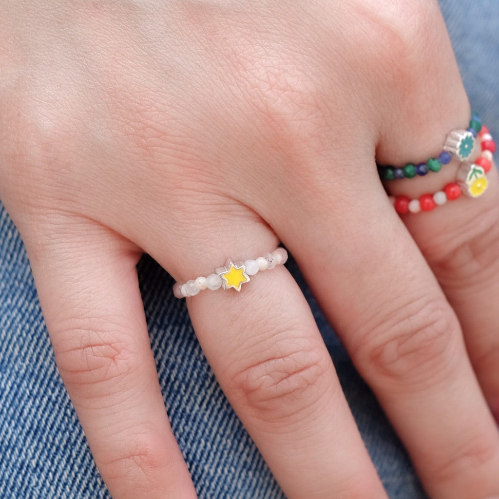 Moomin Star Genuine Stones Ring