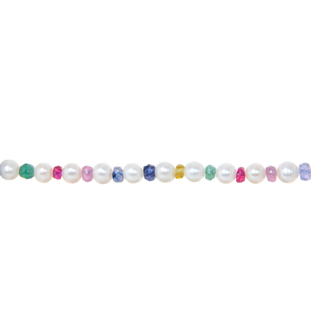 Pearl/Mix Sapphire Play Bracelet