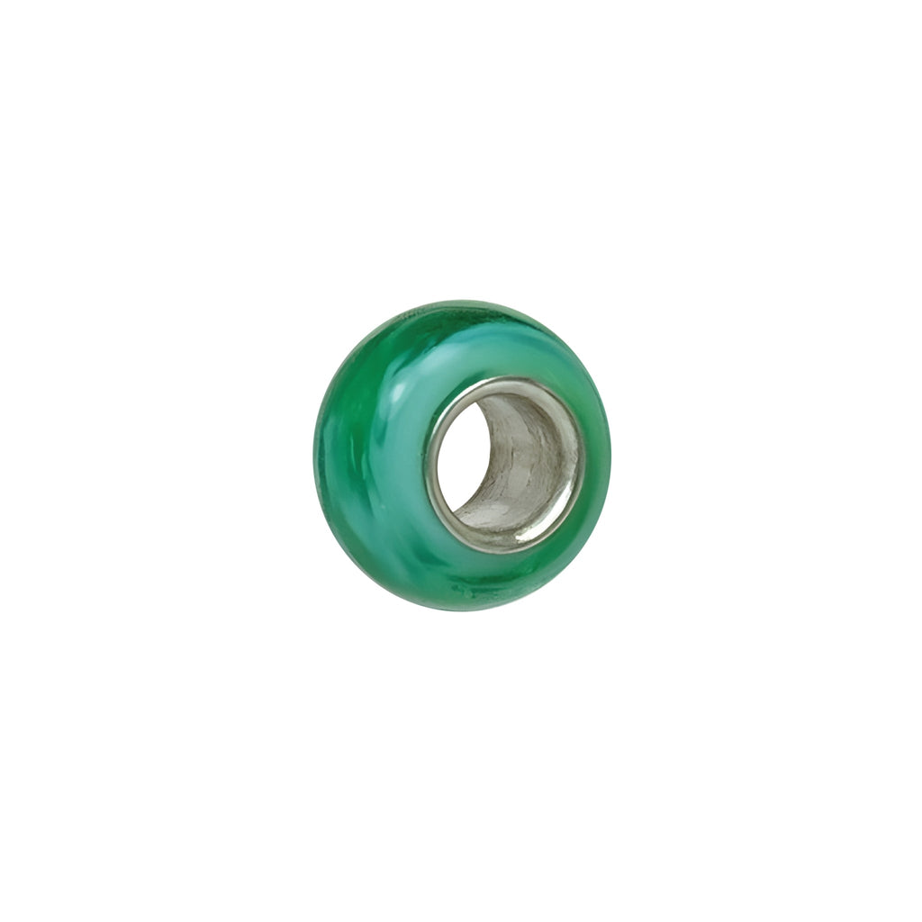 Mini Green Murano Glass Bead