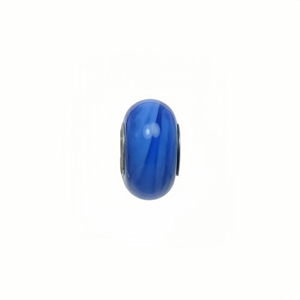 Mini Dark Blue Murano Glass Bead