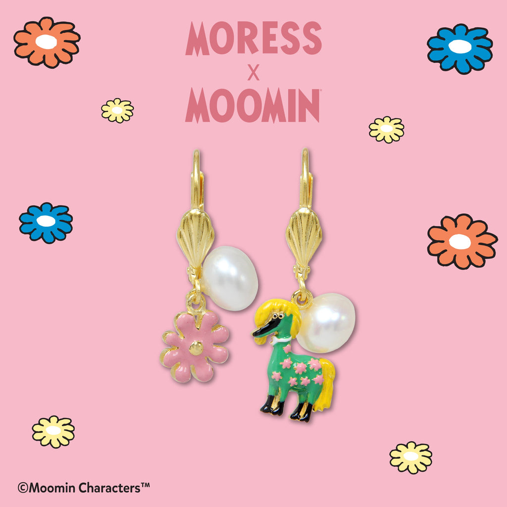 Primadonna Horse Pearl Drop Earrings