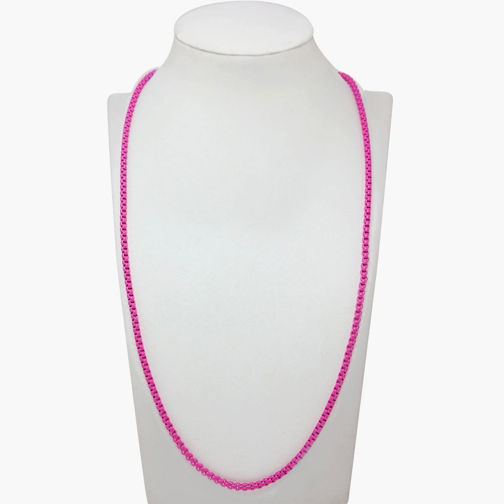 Pink crush pop necklace